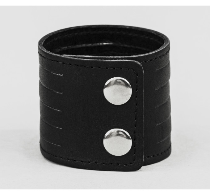Leather cuff bracelet for men or women, code 4640st
