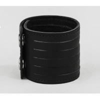 Leather cuff bracelet for men or women, code 4640st