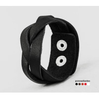 Leather bracelet for men or women, code 4641