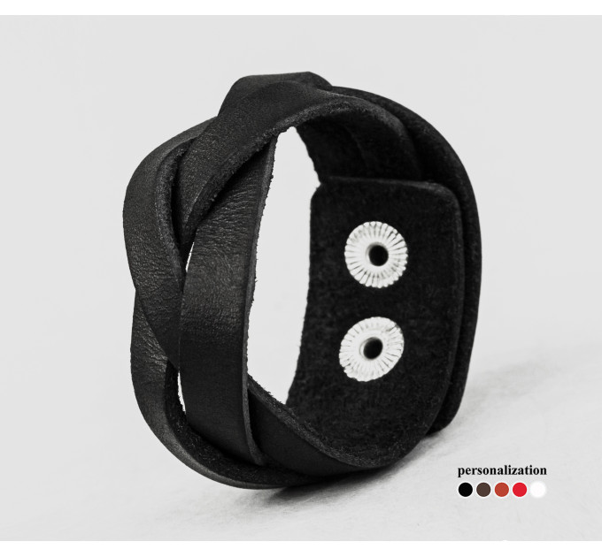 Leather bracelet for men or women, code 4641