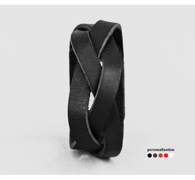 Leather bracelet for men or women, code 4641