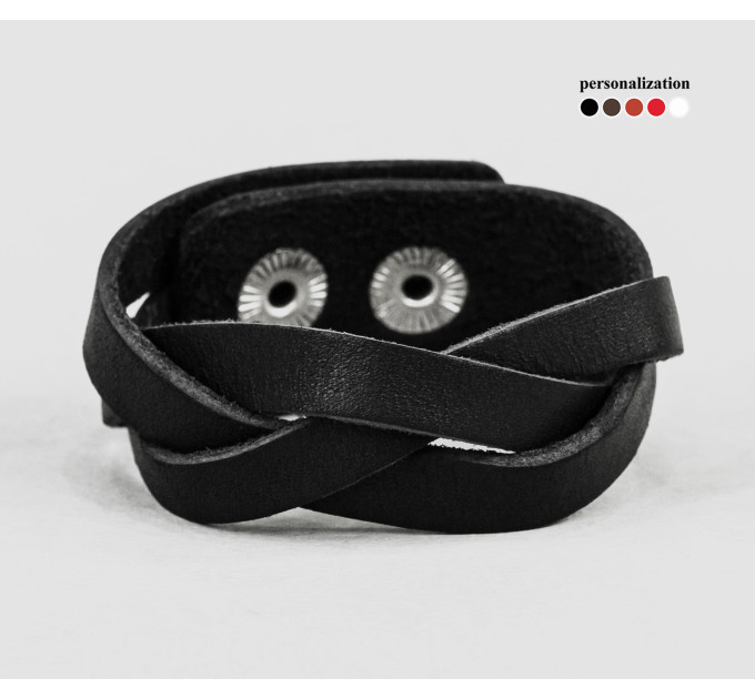 Leather bracelet for men or women, code 4641