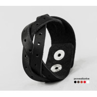 Leather bracelet for men or women, code 4642