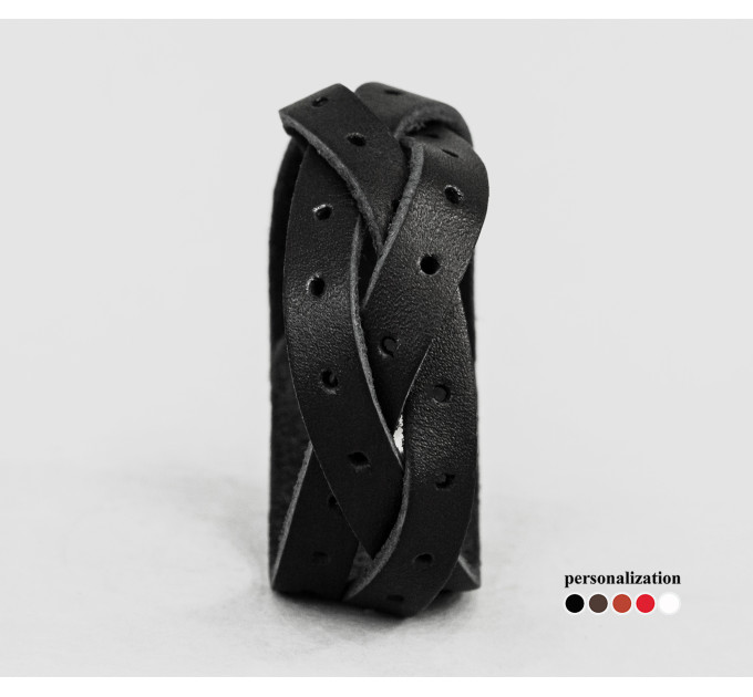 Leather bracelet for men or women, code 4642