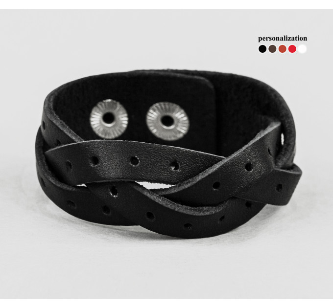 Leather bracelet for men or women, code 4642
