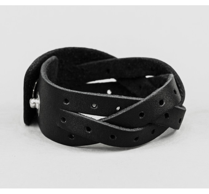 Leather bracelet for men or women, code 4642