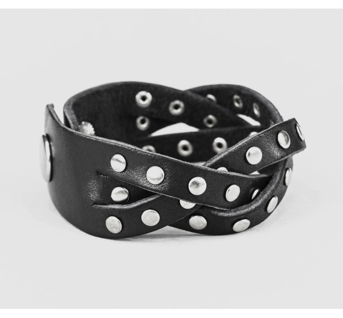 Leather bracelet for men or women, code 4643