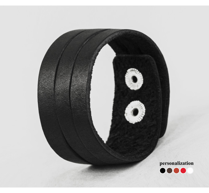 Leather bracelet for men or women, code 4645