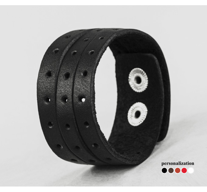 Leather bracelet for men or women, code 4646