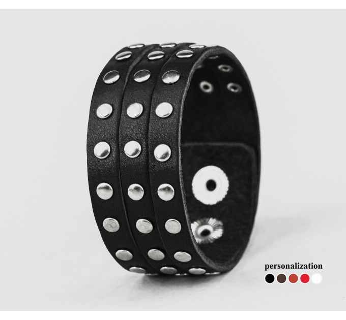 Leather bracelet for men or women, code 4647