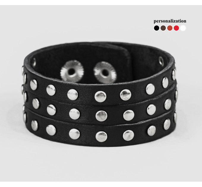 Leather bracelet for men or women, code 4647