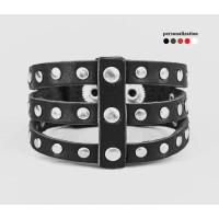 Leather bracelet for men or women, code 4649