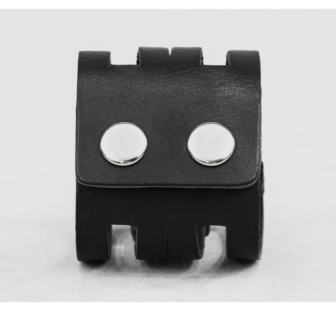 Leather cuff bracelet for men or women, code 4655