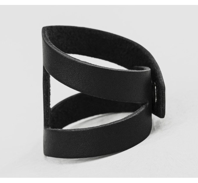 Leather cuff bracelet for men or women, code 4660
