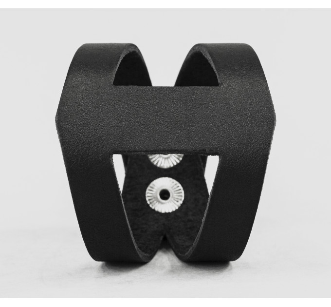 Leather cuff bracelet for men or women, code 4660