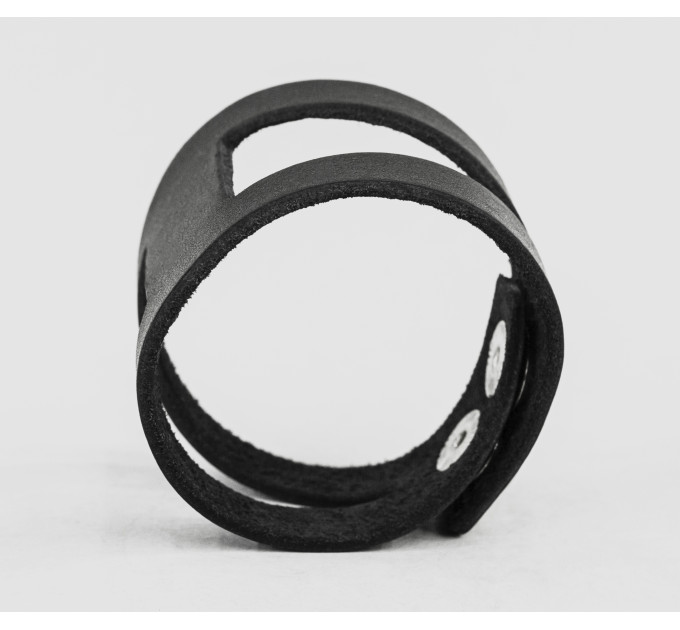 Leather cuff bracelet for men or women, code 4660