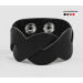 Leather cuff bracelet for men or women, code 4668