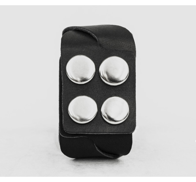 Leather cuff bracelet for men or women, code 4668