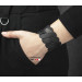 Leather cuff bracelet for men or women, code 4670