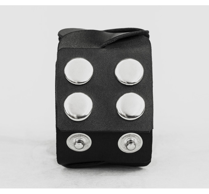 Leather cuff bracelet for men or women, code 4670