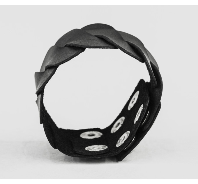 Leather cuff bracelet for men or women, code 4670