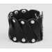 Leather cuff bracelet for men or women, code 4678