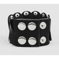Leather cuff bracelet for men or women, code 4678