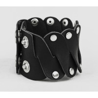 Leather cuff bracelet for men or women, code 4678
