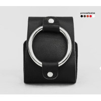 Leather cuff bracelet for men or women, code 4855