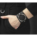 Leather cuff bracelet for men or women, code 4855