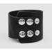 Leather cuff bracelet for men or women, code 4855