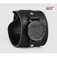 Leather watch band for men or women, code 5010st