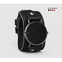 Leather watch band for men or women, code 5020