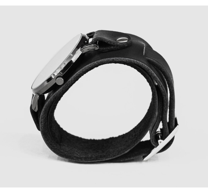 Leather watch band for men or women, code 5020