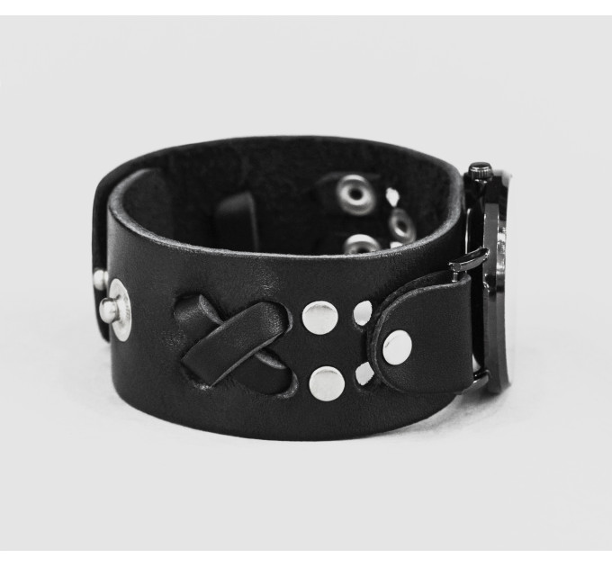 Leather watch band for men or women, code 5026