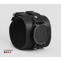 Leather watch band for men or women, code 5030