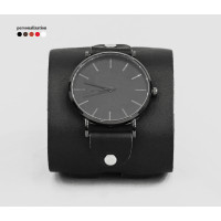 Leather watch band for men or women, code 5030