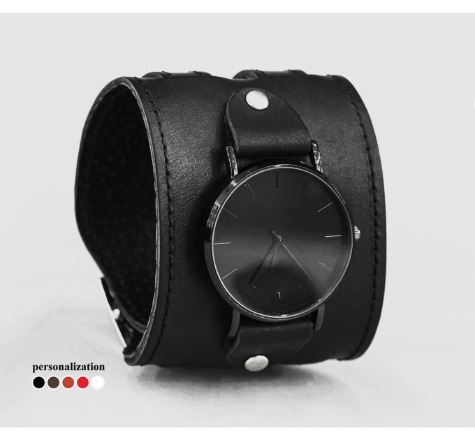 Leather watch band for men or women, code 5030st