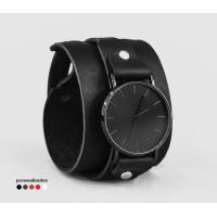 Leather watch band for men or women, code 5040