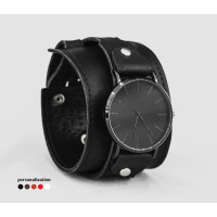 Leather watch band for men or women, code 5040st