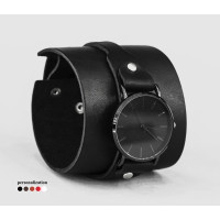 Leather watch band for men or women, code 5045