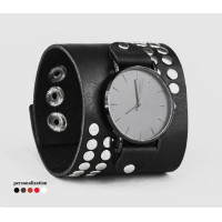 Leather watch band for men or women, code 5070