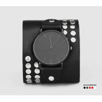 Leather watch band for men or women, code 5070