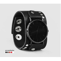 Leather watch band for men or women, code 5071