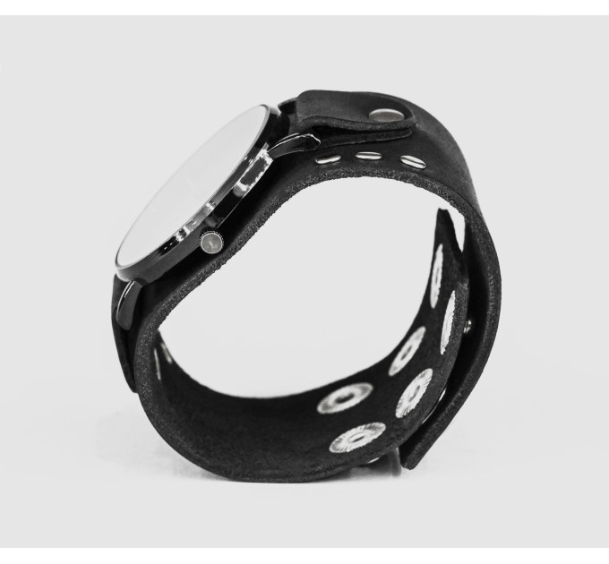 Leather watch band for men or women, code 5071