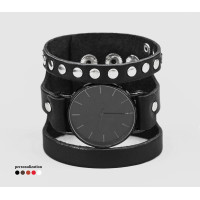 Leather watch band for men or women, code 5080