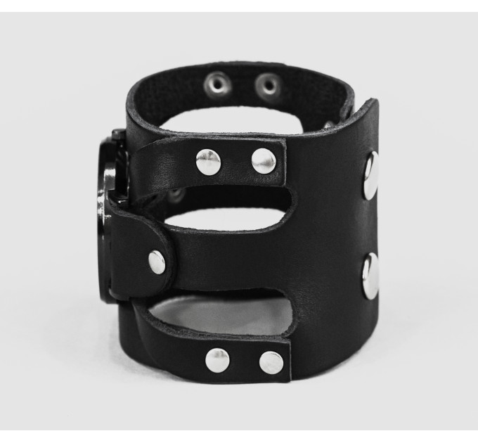 Leather watch band for men or women, code 5082