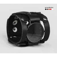 Leather watch band for men or women, code 5085