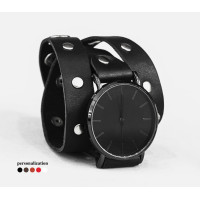 Leather watch band for men or women, code 5090