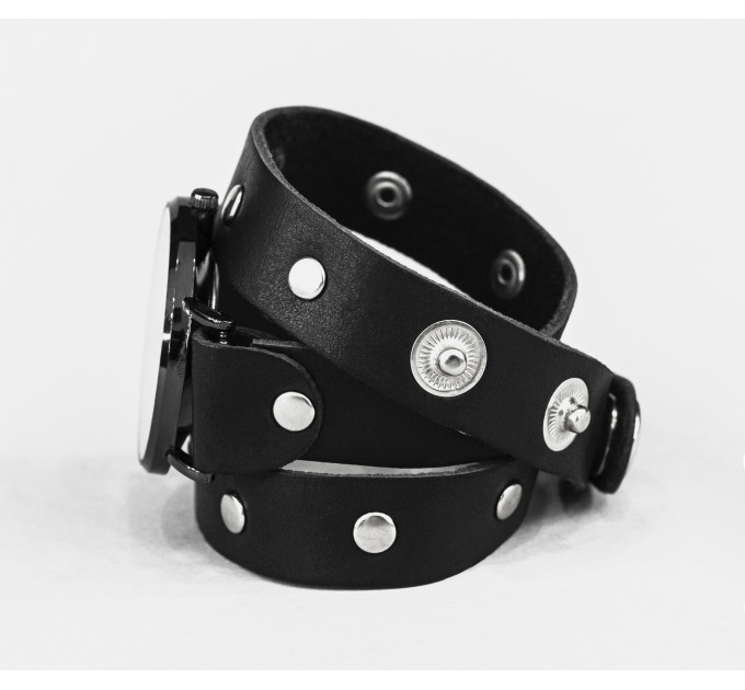 Leather watch band for men or women, code 5090